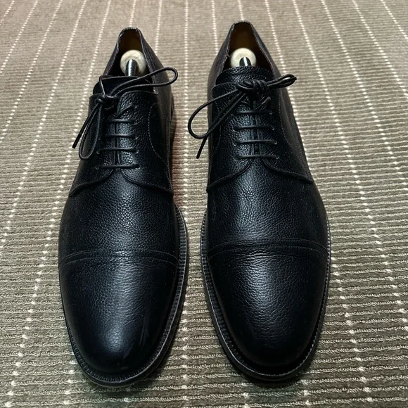 Bally Branton Cap Toe Pebble Grain Shoes Men’s Size 10 740330-2_2025_Shopify_1200x.  main image 3